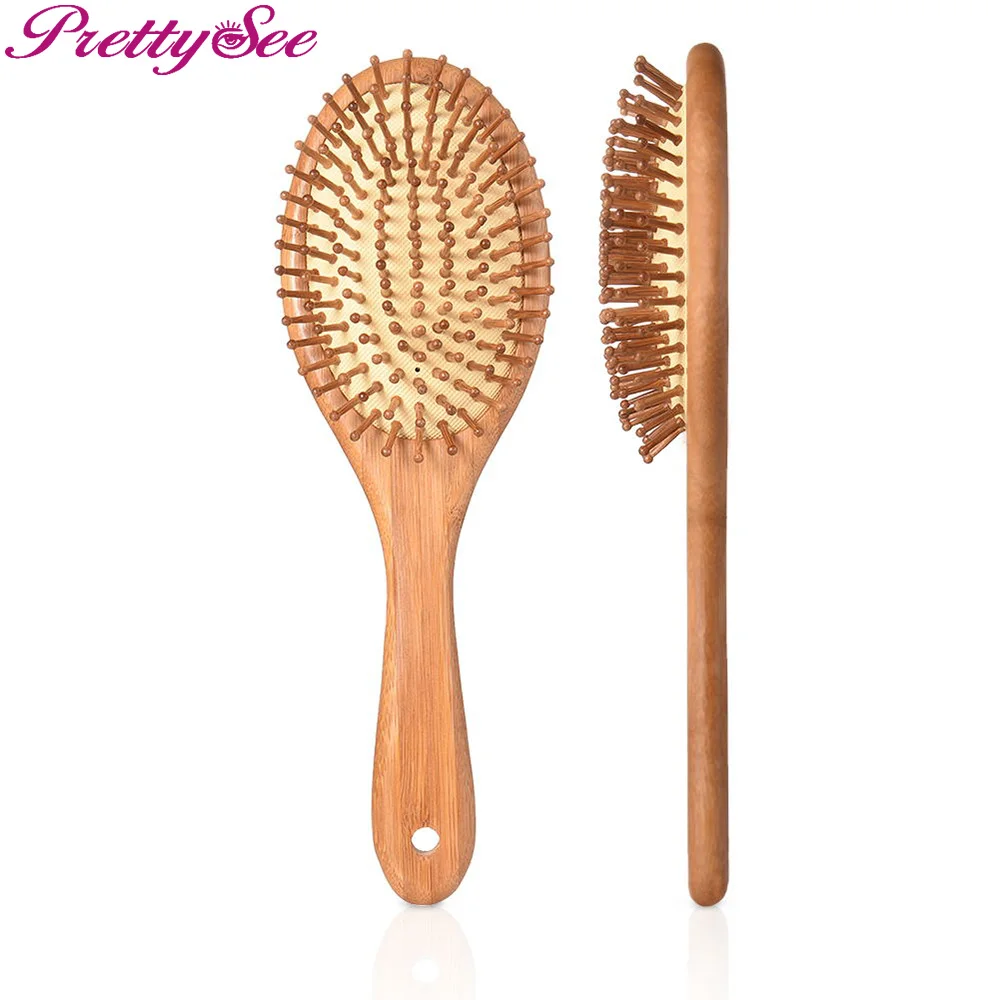PREYTTYSEE Wooden Massage Comb Scalp Massage Brush Air Cushion Combs Anti-static Brushes Small Massage Natural Wood Hair Comb PREYTTYSEE Wooden Massage Comb Scalp Massage Brush Air Cushion Combs Anti-static Brushes Small Massage Natural Wood Hair Comb
