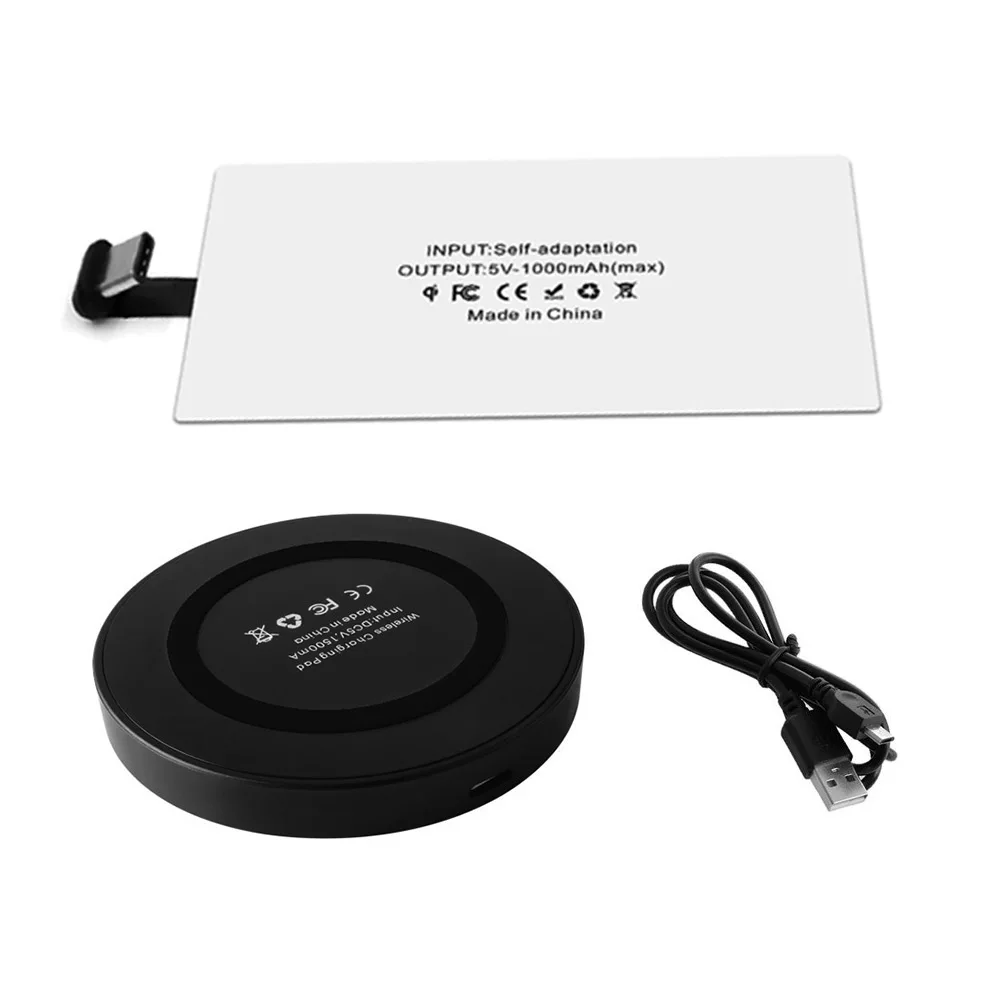 OOTDTY Type C charge Receiver + QI Wireless Charger for LG