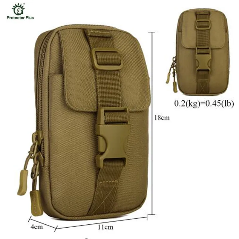Military Tactical Nylon Waterproof Molle Pouch Mobile Phone Package Camouflage Climbing Army Attached Packs Travel Hiking Bags Military Tactical Nylon Waterproof Molle Pouch Mobile Phone Package Camouflage Climbing Army Attached Packs Travel Hiking Bags