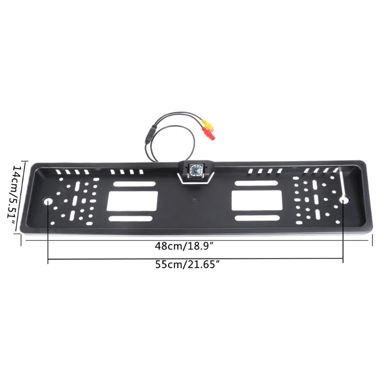 

Drop Ship Night Vision 12 LED Car Rear View camera EU License Plate Frame Back Up Camera