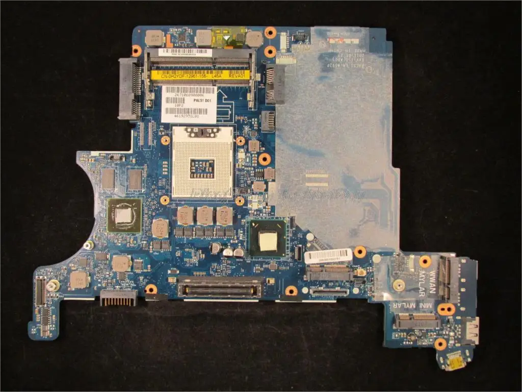 

Laptop Motherboard for dell E6420 LA-6592P CN-0H2YDF QM67 PGA989 DDR3 with 4 video chips non-integrated graphics card