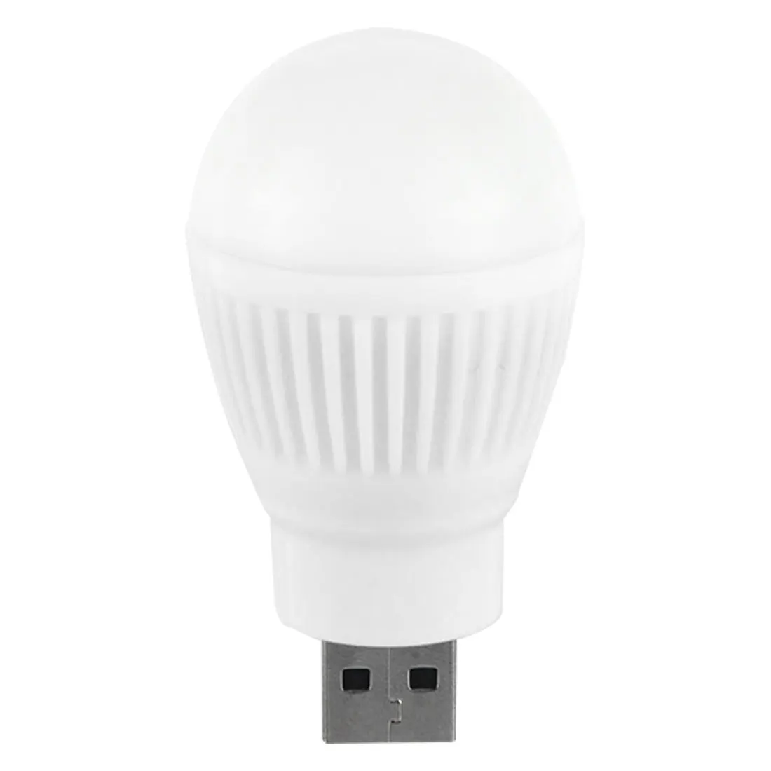 Мини светодиодная лампа USB Ночной светильник круглый открытый флэш-светильник аварийная лампа ноутбук энергосберегающий светильник для чтения лампа для кемпинга - Испускаемый цвет: White Cold Light