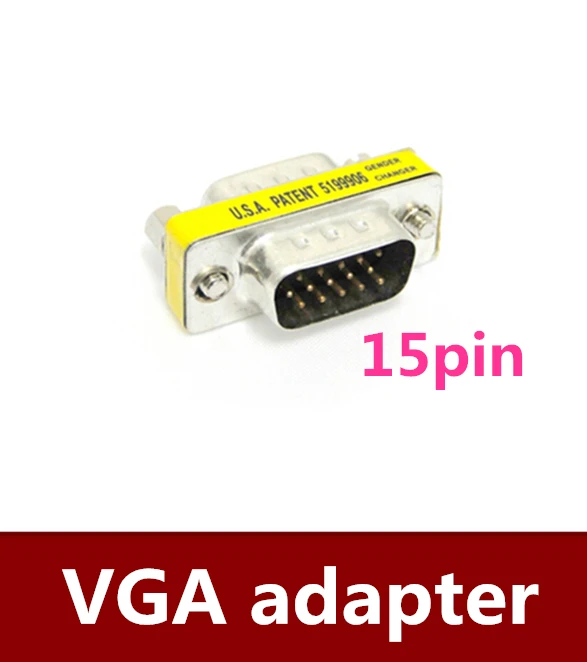 

Переходник VGA, 15 контактов, штекер/штекер, 10 шт.