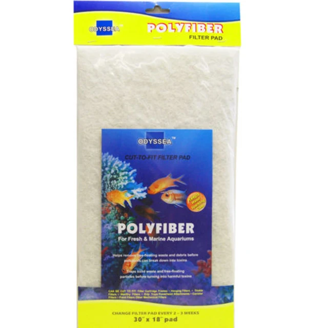 6 pcs lot odyssea filter pad cut to fit aquarium media carbon