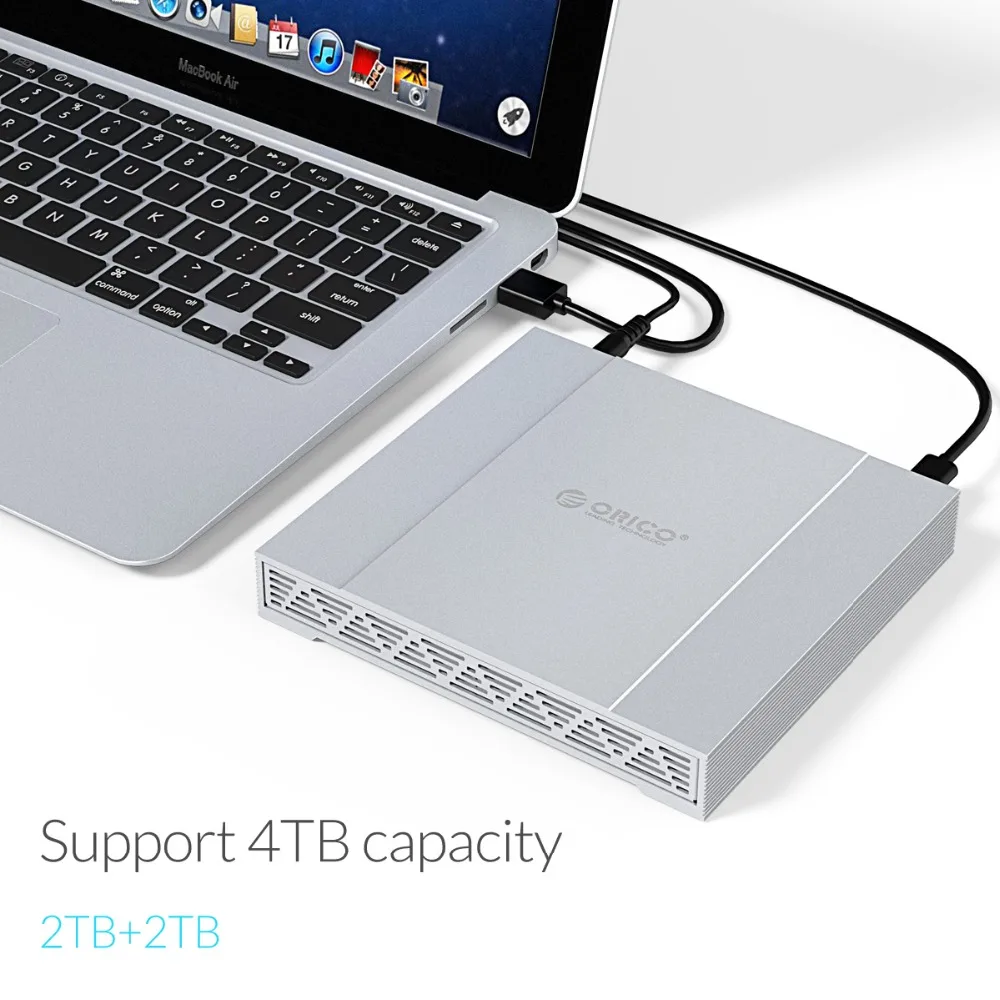 Чехол ORICO для жесткого диска 2*2 5 SATA на USB 3 1 10 Гбит/с|Корпус диска| |