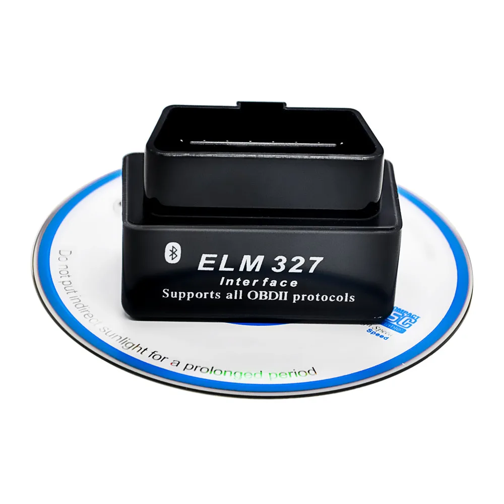 Elm327 Мини Bluetooth ELM327 V 2,1 OBD2 OBDII черный elm 327 v2.1 Автомобильный сканер кода адаптер BT Android Крутящий момент