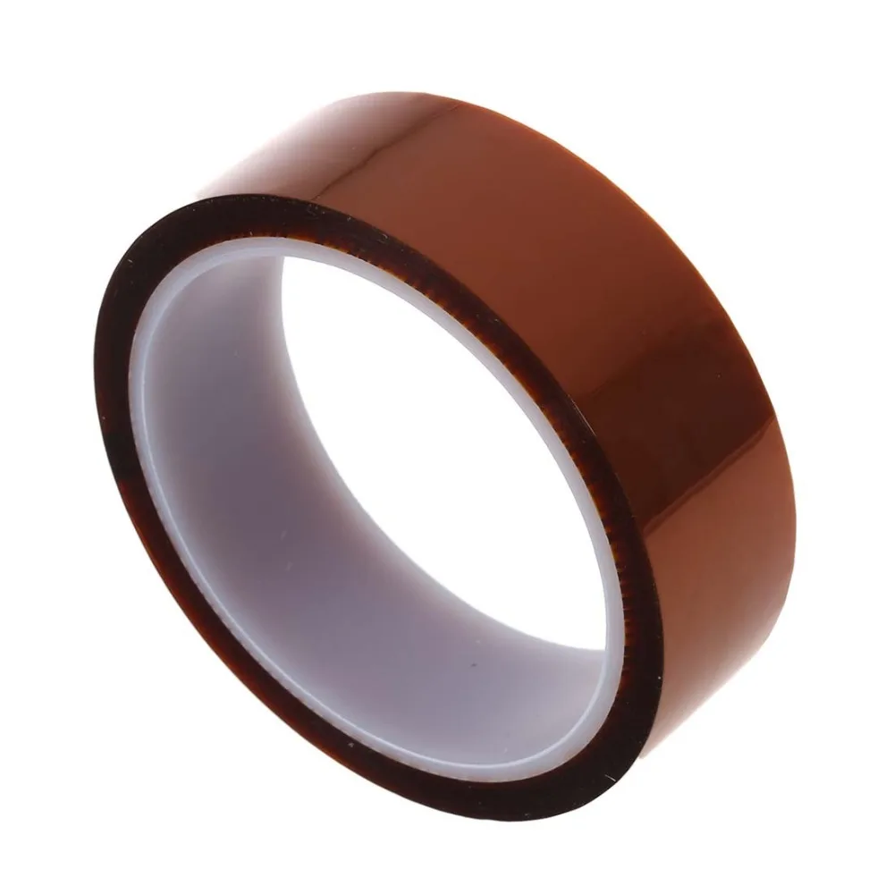 

Hot Sale 1PC 30mm x 33m 100ft Kapton Tape High Temperature Heat Resistant Polyimide For Transformer Motor Coil Capacitor