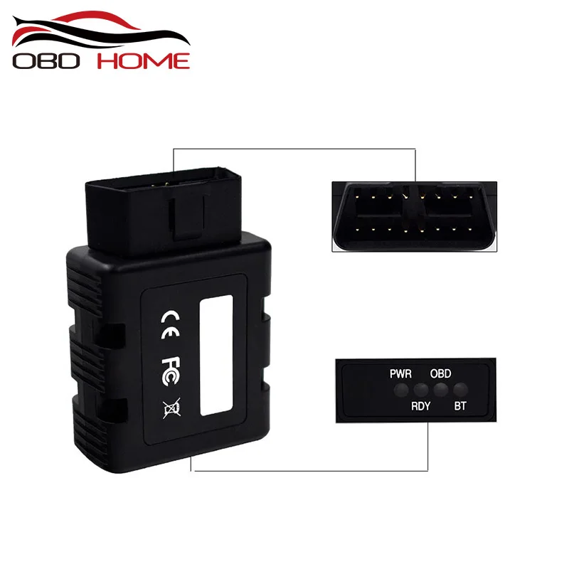 

2018 Newest For Renault-COM Bluetooth OBD2 Car Scanner For Renault COM Diagnostic And Programming Tool As Can Clip Free Shipping