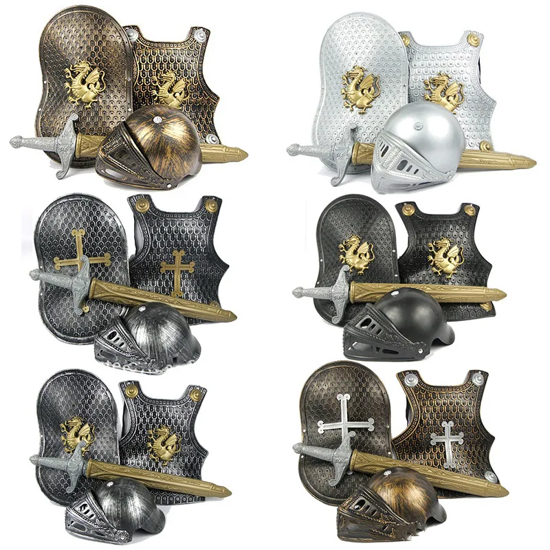 Armour комплект Аниме Драконий жемчуг Z косплей для детей набор оружия воин и мечом В