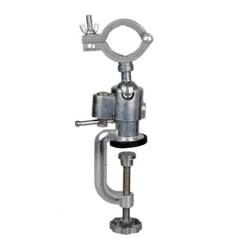 

1Pc ltifunctional 360 Degree Universal Drill Clamp Rotating Electric Drill Bracket Aluminum alloy Universal Rotating desk pliers