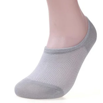 

2pairs/lot Solid Mesh Men's Socks Invisible Ankle Socks Men Summer Silicone Non-slip Breathable Thin Male Boat Socks Slippers
