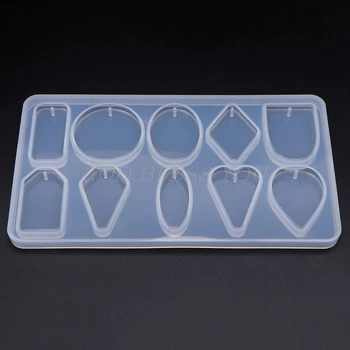 

Silicone Mold DIY Jewelry Making Necklace Pendant Molds Handmade Crafts Geometric Shape Professional Epoxy Resin Gifts