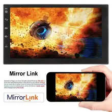 7 inch Android 7.1 Car Radio Stereo MP5 Quad Core 3G WIFI Double 2DIN Player GPS FM