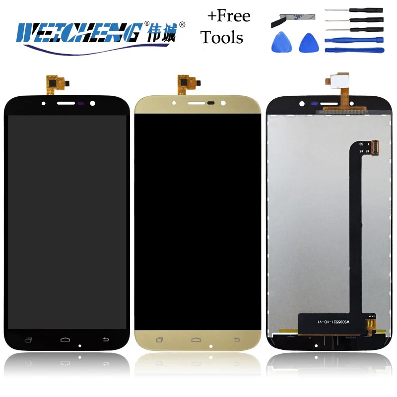 

WEICHENG Bravis A553 For UMi Rome X LCD Display and Touch Screen Digitizer Assembly 5.5 inch rome x LCD + free tools