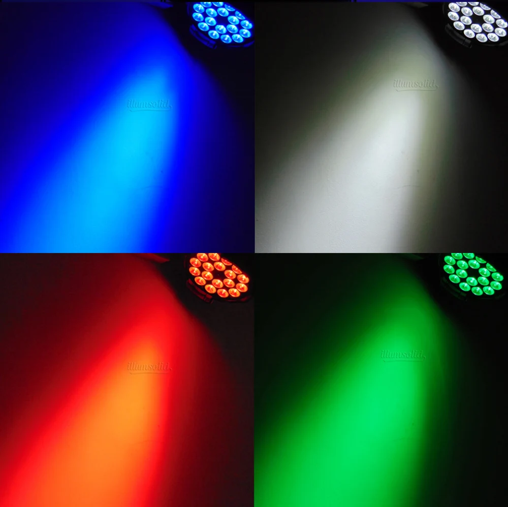 1 шт./лот светодиодный свет этапа эффект 18x12 W PAR RGBW DMX512 DJ лампы для дискотеки КТВ Бар вечерние стирка прожектор dmx свет
