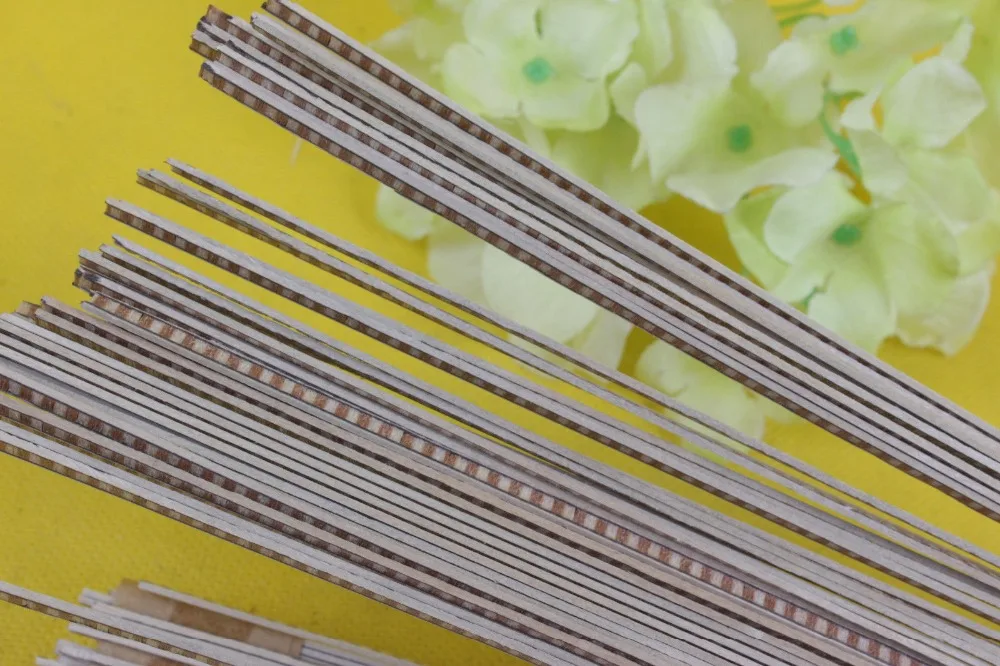 25 полосок для гитары Luthier Purfling Binding Marquetry Inlay 640x3x1 мм #72G|Детали и аксессуары гитар| |