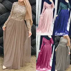 Abaya платье высокого качества элегантное мусульманское вечернее, макси Пелерина, тонкие мусульманские Вечерние платья