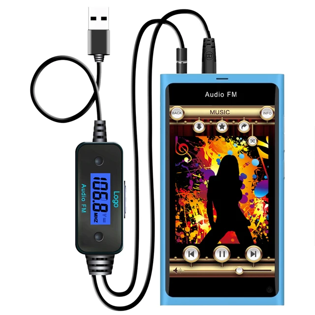 

Universal FM Transmitter Car Kit 3.5mm Audio Music Adapter Charger MP3 Player Audio LCD Display Car Charger For iPhone Android