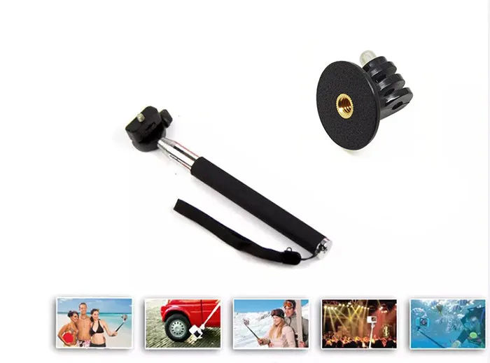 selfie stick + adapter