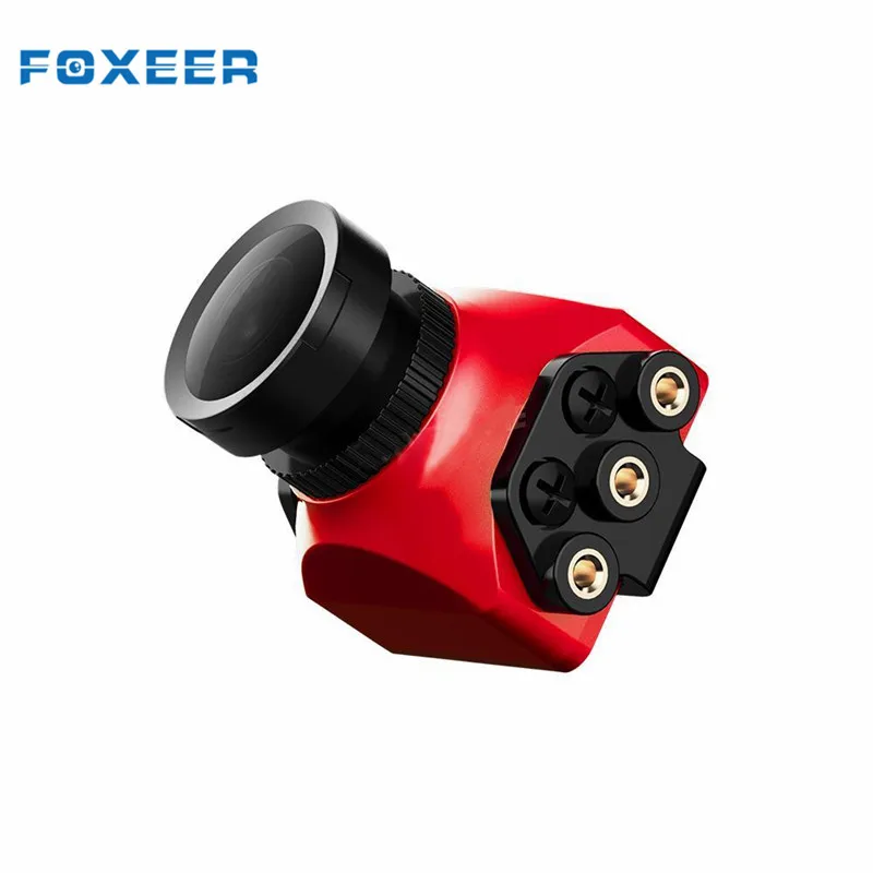 

Foxeer Arrow Mini Pro 2.1mm/2.5mm 650TVL WDR FPV Camera Built-in OSD With Bracket NTSC/PAL Black/Red For RC Models Racing Drone