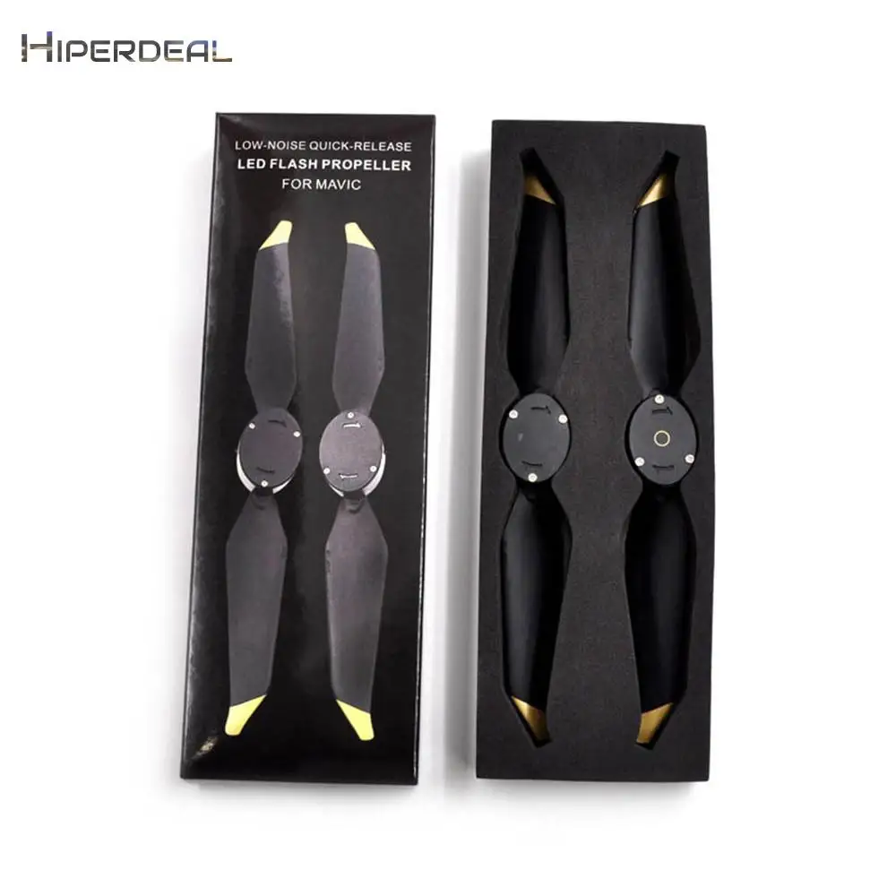 HIPERDEAL 2 пары светодиодных пропеллеров для DJI Mavic Pro Platinum с низким уровнем шума
