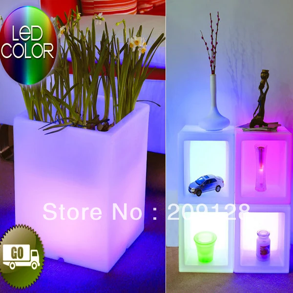 38cm Pe Plastic Outdoor Home Garden Pot Colours Change Waterproof 38cm Pe Plastic Outdoor Home Garden Pot