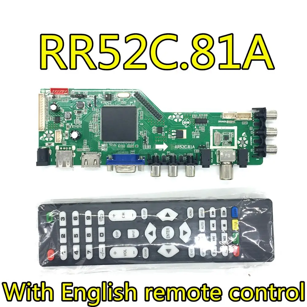 RR52C. 81A DVB-T2/DVB-T/DVB-C ЖК-светодиодный ТВ-контроллер