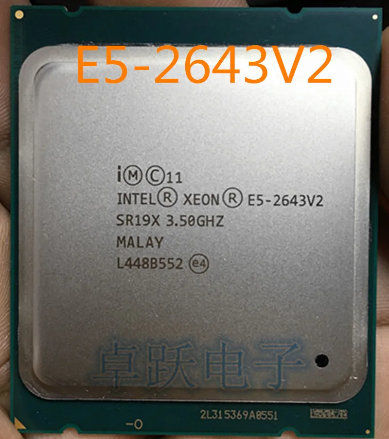 QS версия E5-2643V2 Процессор 6 ядер 3,50 ГГц 25MB 22nm E5 2643V2 LGA2011 E5 2643 V2