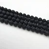 Natural Stone Beads DIY Black Volcanic Lava Beads Lava Stone Beads Round Volcanic-Stone Wholesale for Jewelry Making 4-14mm ► Photo 3/4