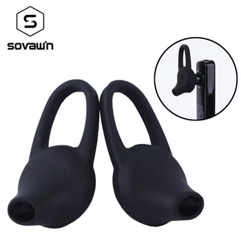 

2 pcs/lot Black In-ear Ergonomics Earphone Silicone Case Soft Earpieces ear cap Earplugs for bluetooth wireless headset 10-15mm
