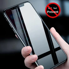 Anti Spy Peeping Screen Protector For iPhone X XS Max 11 Pro Max 9H 2 5D