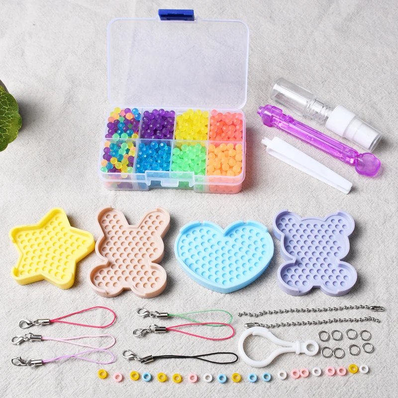 900 шт. игрушки для распыления воды Stickey бусины Perler предохранитель игрушечный бисер развивающие DIY подарок для ребенка