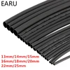 Round Diameter 13mm/14mm/15mm/16mm/18mm/20mm/22mm/25mm Length 1M Heat Shrink Tubing Shrinkable Tube Black Wire Wrap ► Photo 1/2