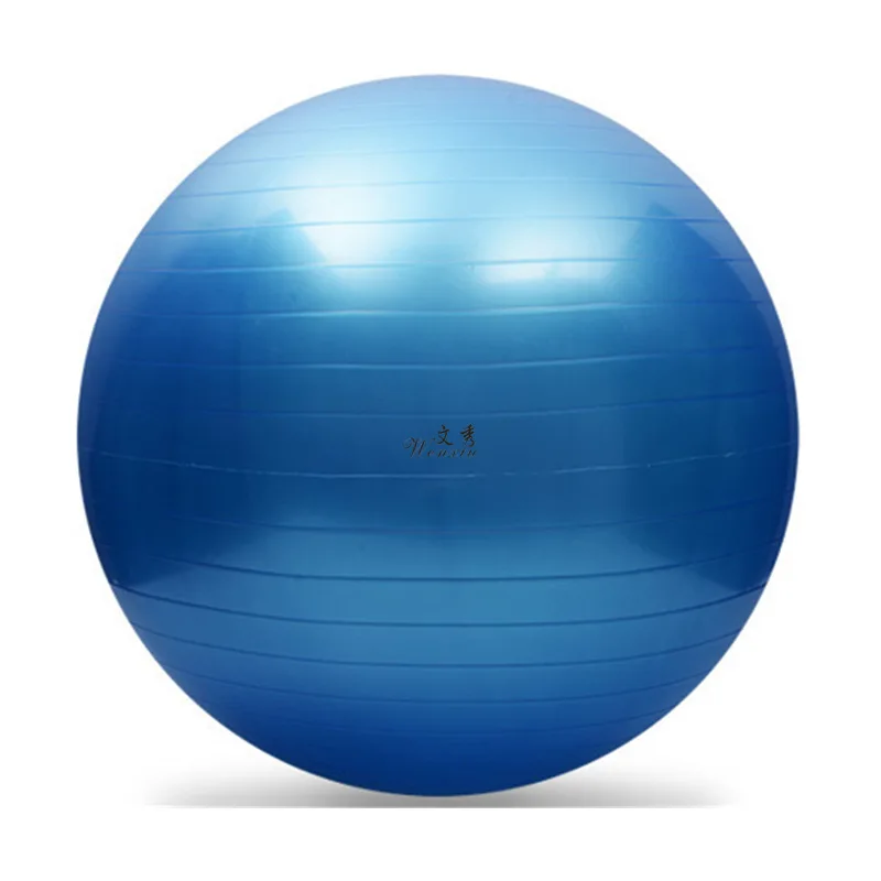 Красочные 85 см спортивные мячи для йоги Фитнес мяч ПВХ упражнения пилатес бола пилатес тренажерный зал баланс тренировки Массажный мяч Прямая поставка - Цвет: Синий