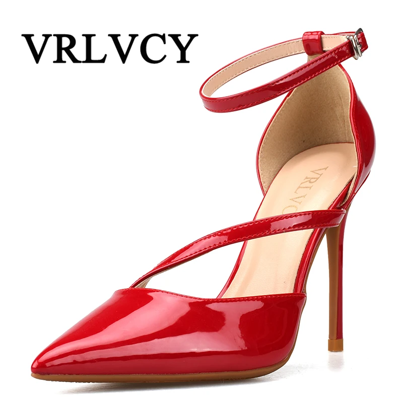 

Spring And Autumn Pumps Super High 10cm High-Heeled Shoes Woman Pointed Toe Thin Heel Shallow Mouth Office Career Shoes