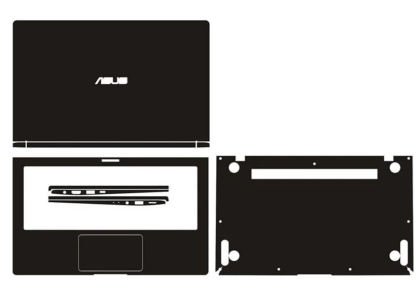 Наклейка из углеродного волокна для ноутбука ASUS ZenBook 13 UX333FA UX333FN UX333F 3 дюйма|Сумки и