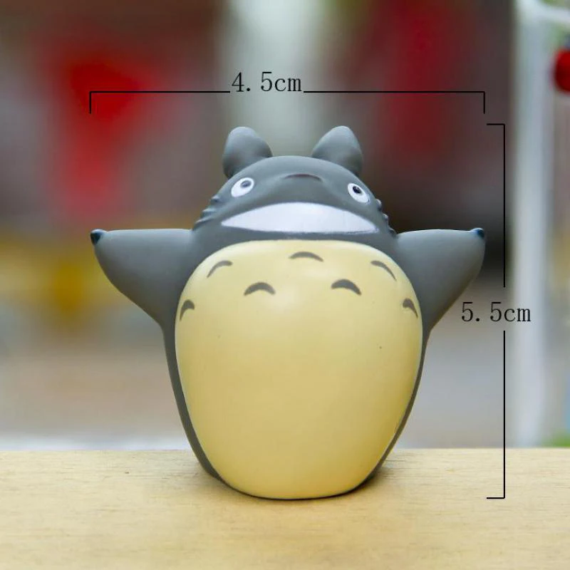 1 шт. Totoro Xiaomei Кукольный Миниатюрный подарок Мультяшные животные каваи детские игрушки Террариум фигурки настольное украшение-кукла аксессуары