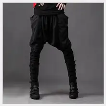 Мужская одежда большего размера Корейская версия хип-хоп водонепроницаемый рюкзак шаровары Одежда для сцены/27-39