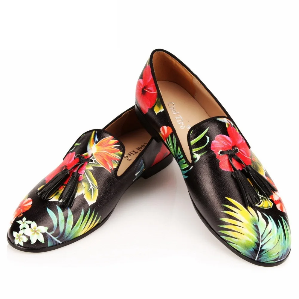 loafers with flowers