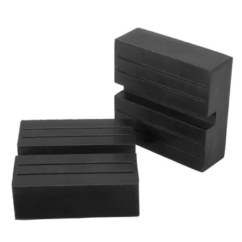 

2Pcs/pair Car Slotted Frame Rail Floor Jack Guard Adapter Lift Rubber Pads