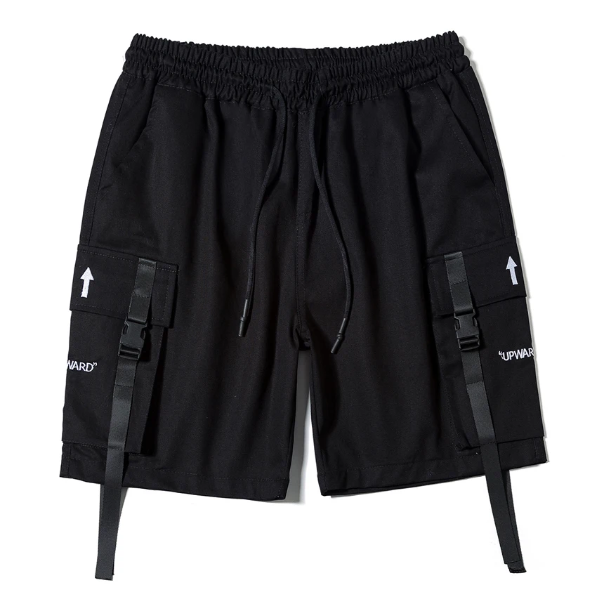 Летние мужские шорты для отдыха хип-хоп до колена tide комбинезоны пляжные шорты со множеством карманов Армейский Зеленый Черный Повседневные Шорты-Карго