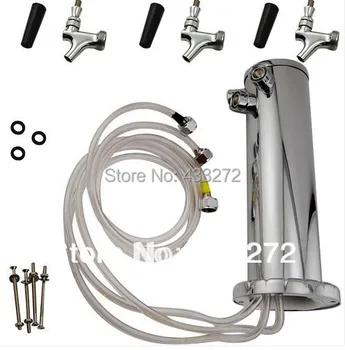 

Triple Tap/Faucet Chrome,beer tower Draft Beer Tower