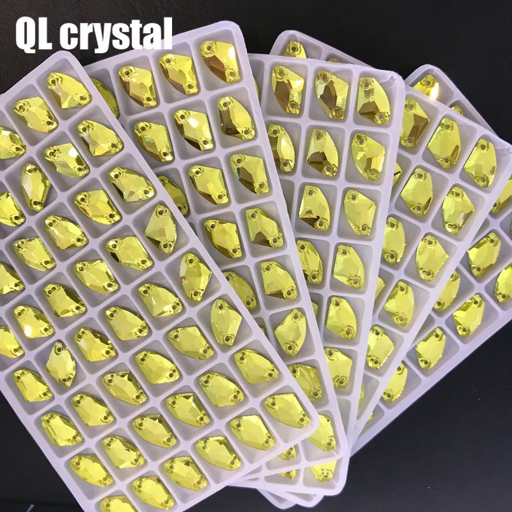 

QL Crystal 9x14 мм галактик AX Пришивные Кристаллы Стразы с плоским основанием стеклянные кристаллы пришивные стразы для свадебного платья одежда