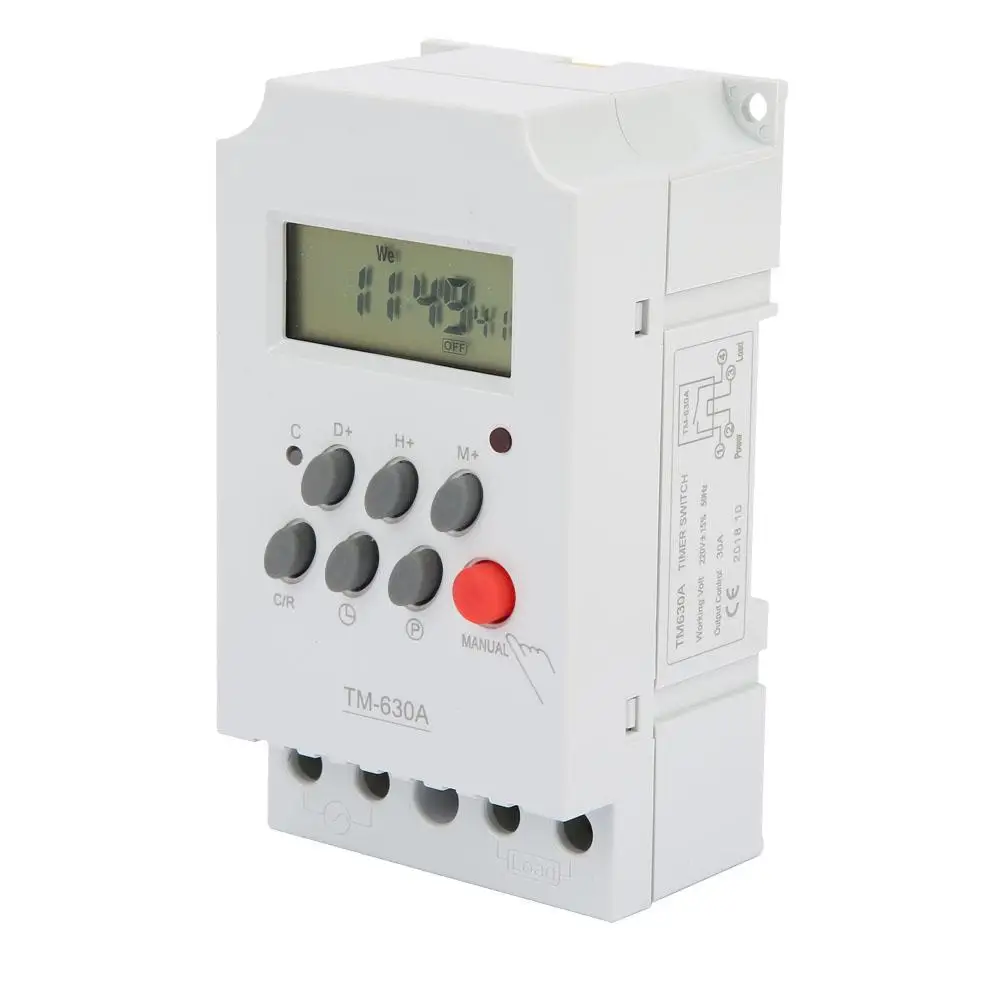 TM630A 12 В DC/AC220V Мини ЖК дисплей цифровой микрокомпьютер управление мощность таймер хорошее качество