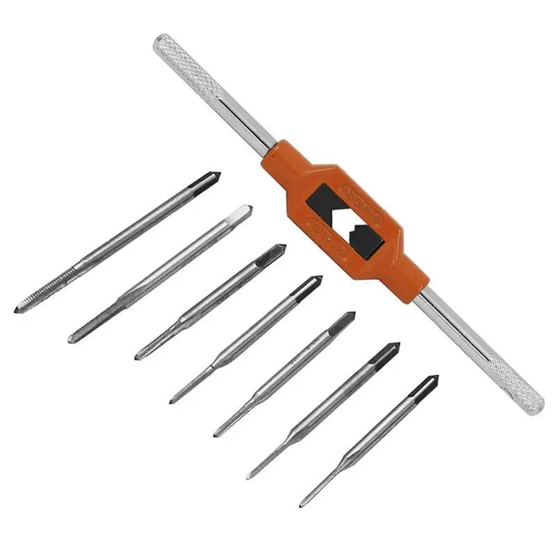 Mini Nonslip Handle Steel Hand Tool Adjustable Tap Wrench Tapping