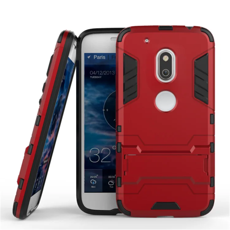 Brand gligle iron man armor two-in-one protective case for Motorola Moto G4 Play cover shell | Мобильные телефоны и