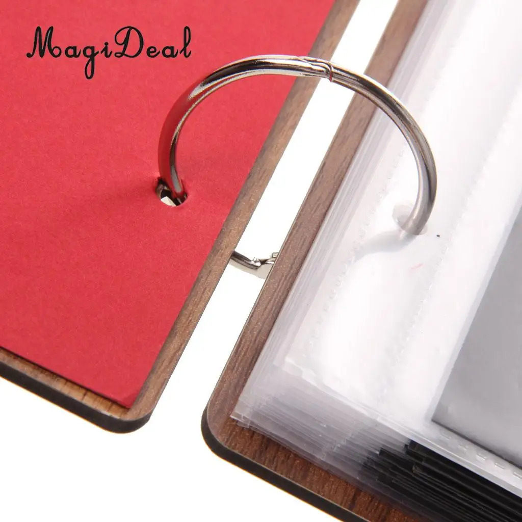 MagiDeal Baby Love Footprints/ I LOVE YOU Vintage Photo Album Craft for Party Scrapbook Diary Gifts Memory Love Autograph Decor