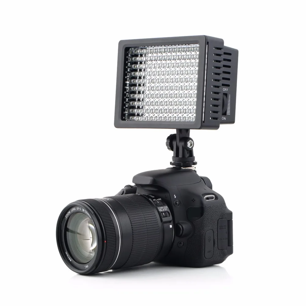 1 комплект камера HD 160 Светодиодная лампа для освещения видео 12 Вт 1280LM 5600 K/3200 K с