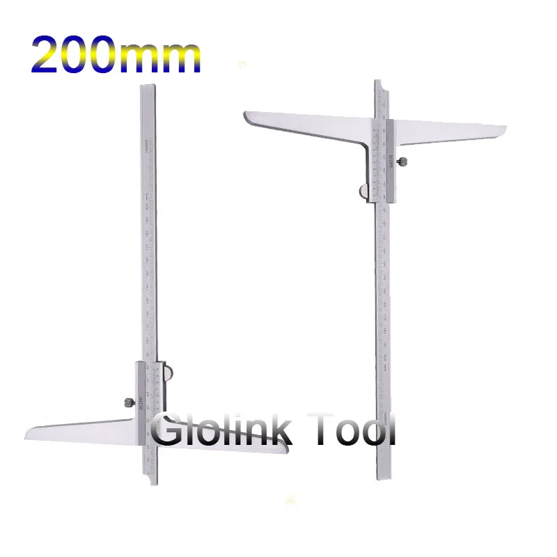 

200mm 8" Depth Vernier Caliper Gauge Depth Caliper Gauge Depth Measuring Tool 0-200mm High Quality