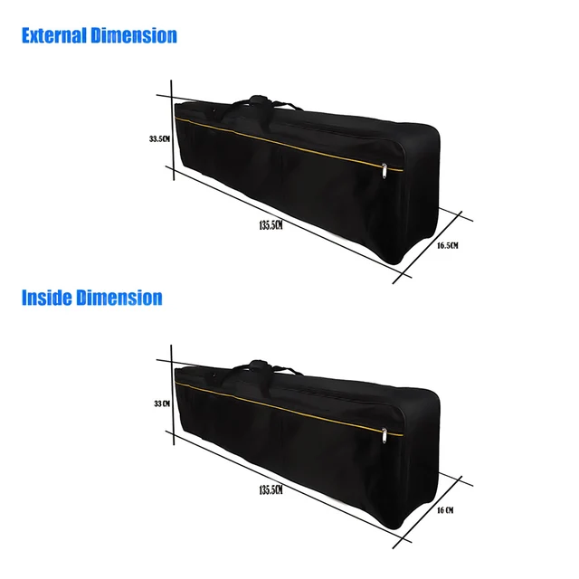 61 76 88 Key Instrument Keyboard Electronic Piano Bag Thickened Cover Case For Electronic Piano